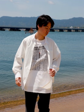 「Insonnia PROJECTS（インソニアプロジェクト）のアイテム」を使った、Chikaraさん（メンズ・180cm）の春コーディネート