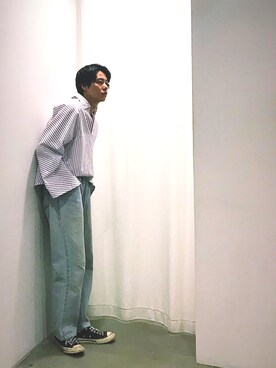 「ATHA（アタ）のアイテム」を使った、Chikaraさん（メンズ・180cm）の春コーディネート