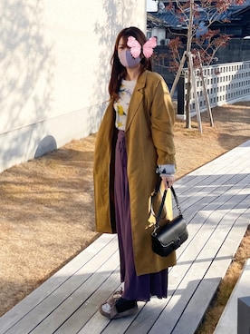 ✿anemone✿さん（レディース・160cm）の冬コーディネート