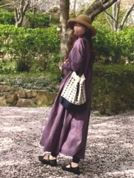 ✿anemone✿さん（レディース・160cm）の春コーディネート