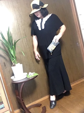 「ScoLar（スカラー）のアイテム（財布/小物）」を使った、もとぅくるさん（レディース・165cm）の秋コーディネート