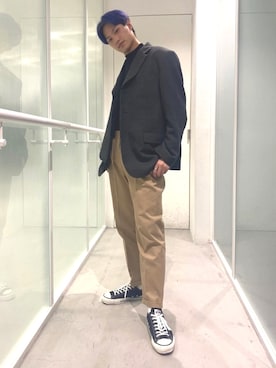 「TRIP LE SENS（トリップ ル センス）のアイテム」を使った、あびさん（メンズ・172cm）の秋コーディネート