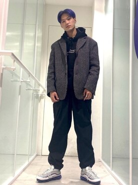 「ALAND（エーランド）のアイテム（ジャケット/アウター）」を使った、あびさん（メンズ・172cm）の秋コーディネート