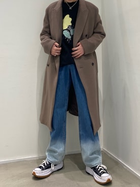 「ALAND（エーランド）のアイテム（ジャケット/アウター）」を使った、あびさん（メンズ・172cm）の冬コーディネート