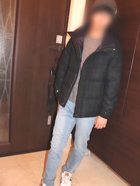 「印」｜ryoさん（メンズ・179cm）の冬コーディネート