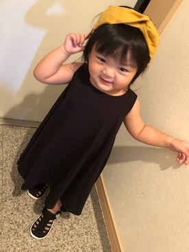 「VIS（ビス）のアイテム」を使った、はぁちゃんさん（キッズ・90cm）の夏コーディネート