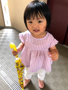 「ながぐつ」｜はぁちゃんさん（キッズ・90cm）の夏コーディネート