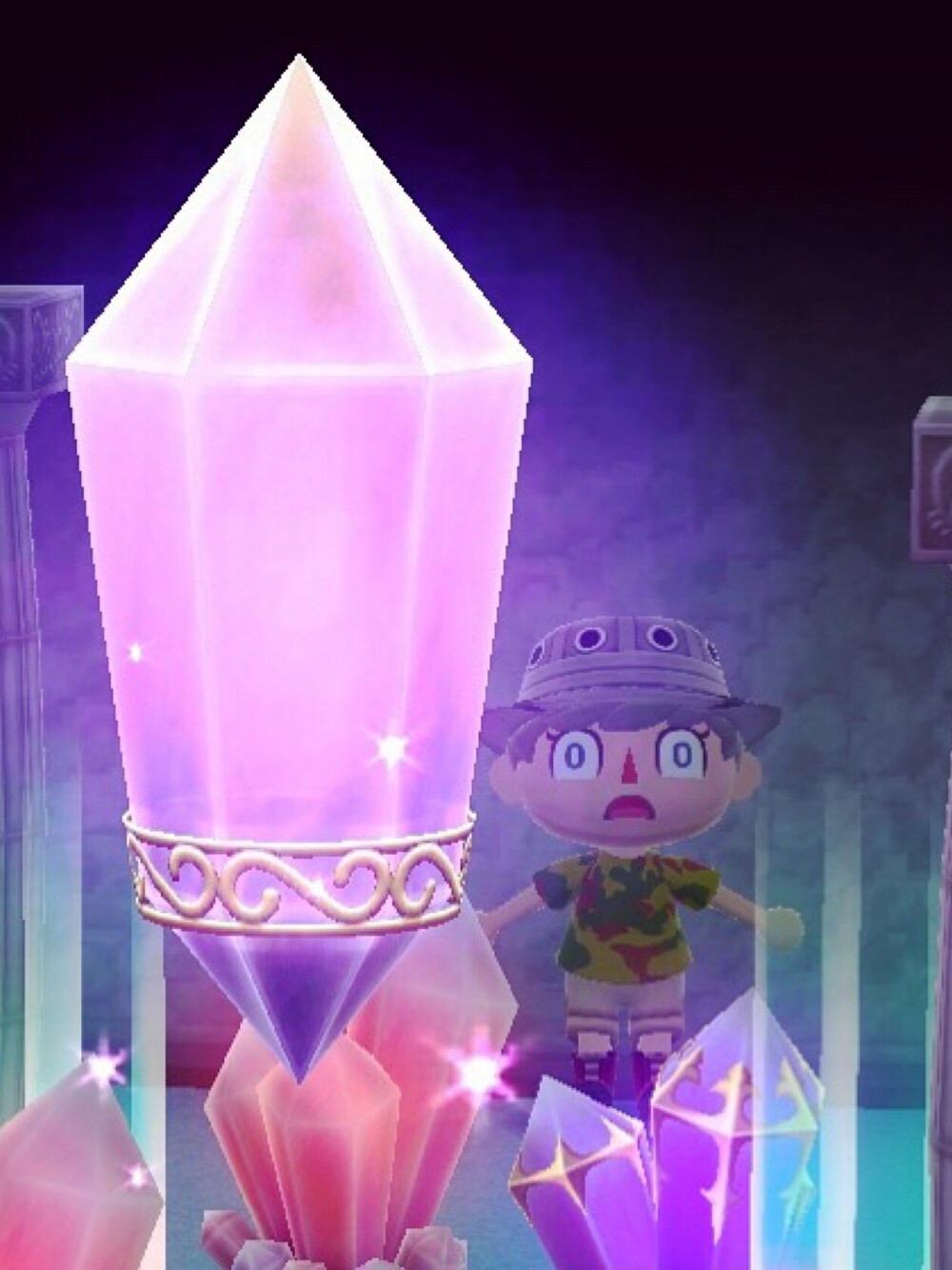 「ポケ森」｜「あみあげブーツのアイテム（ブーツ、ブラウン系）」を使った、くろぶちさん（レディース・160cm）の冬コーディネートの1枚目の写真
