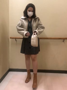 KAN❤︎さん（レディース・158cm）の冬コーディネート