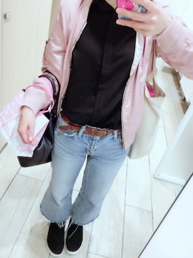かおりさん（レディース・154cm）の春コーディネート
