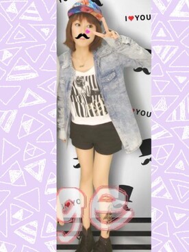 かおりさん（レディース・154cm）の春コーディネート