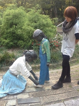 かおりさん（レディース・154cm）の春コーディネート