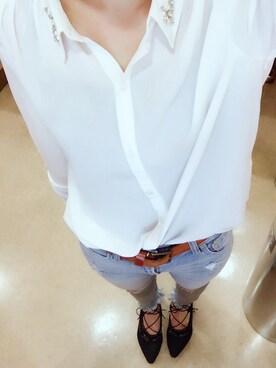 かおりさん(レディース・154cm)の春コーディネート