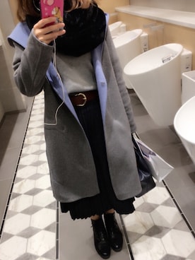 かおりさん(レディース・154cm)の冬コーディネート