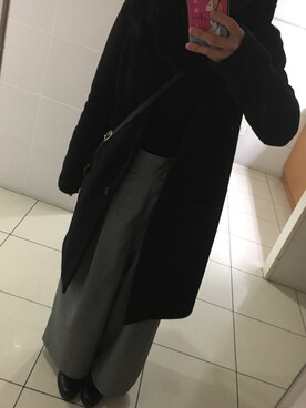 かおりさん(レディース・154cm)の冬コーディネート