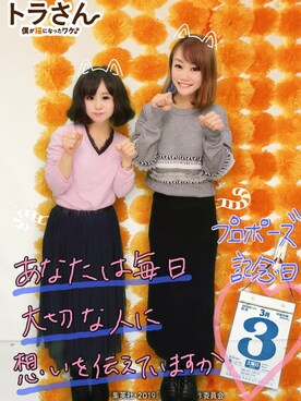 かおりさん(レディース・154cm)の春コーディネート