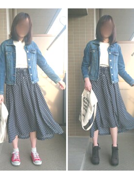 「H&M（エイチ・アンド・エム）のアイテム（シューズ）」を使った、おかゆ🍚さん（レディース・172cm）の春コーディネート