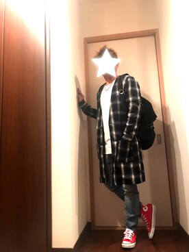 「CASPER JOHN AIVER（キャスパージョンアイバー）のアイテム（その他アウター）」を使った、kobaさん（メンズ・171cm）の春コーディネート