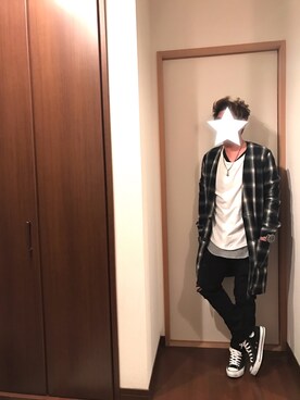 「CASPER JOHN AIVER（キャスパージョンアイバー）のアイテム（その他アウター）」を使った、kobaさん（メンズ・171cm）の春コーディネート