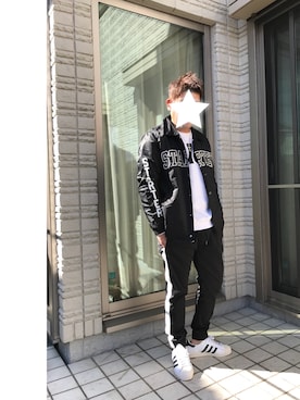 「STARTER BLACK LABEL（スターターブラックレーベル）のアイテム（ナイロンジャケット）」を使った、kobaさん（メンズ・171cm）の冬コーディネート