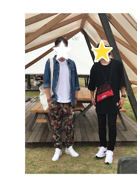 「イージーブースト」｜「アイテム（その他）」を使った、kobaさん（メンズ・171cm）の夏コーディネート