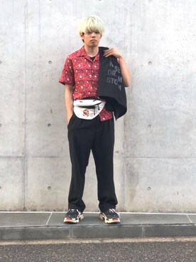 「デビュー」｜らいさん（メンズ・166cm）の春コーディネート