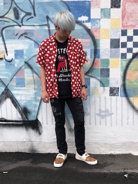 らいさん（メンズ・166cm）の夏コーディネート