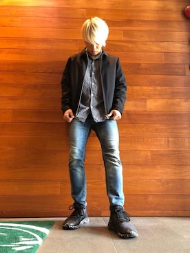 らいさん（メンズ・166cm）の秋コーディネート