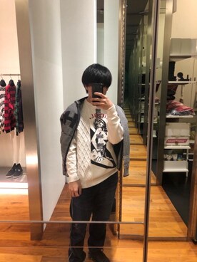 らいさん（メンズ・168cm）の冬コーディネート