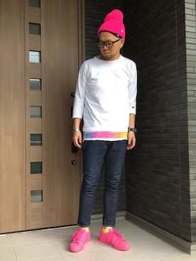 「HORACE （ホレース）のアイテム」を使った、コチコチさん（メンズ・171cm）の春コーディネート