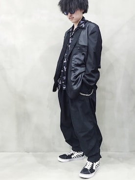「PARADOX（パラドックス）のアイテム（ジャケット/アウター）」を使った、タクヤさん（メンズ・170cm）の春コーディネート
