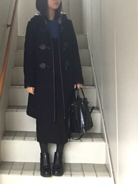 「Adam et Rope A・E・R（アダムエロペ）のアイテム（ジャケット/アウター）」を使った、maminaさん（レディース・150cm）の冬コーディネート