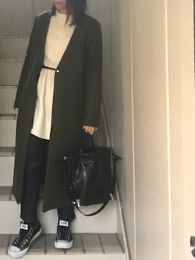 maminaさん（レディース・150cm）の冬コーディネート