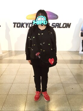 「MILKBOY」｜「アイテム（その他）」を使った、奈々さん（レディース・162cm）の冬コーディネート