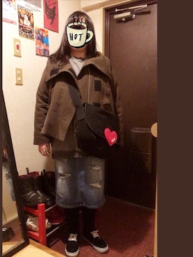 奈々さん(レディース・162cm)の冬コーディネート