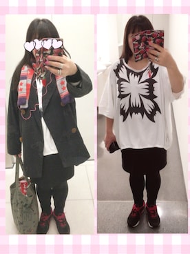 「MILKBOY」｜「アイテム（その他アウター）」を使った、奈々さん（レディース・162cm）の春コーディネート