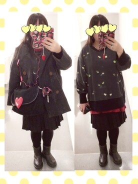 「ネコ」｜「アイテム（メッセンジャーバッグ）」を使った、奈々さん（レディース・162cm）の春コーディネート