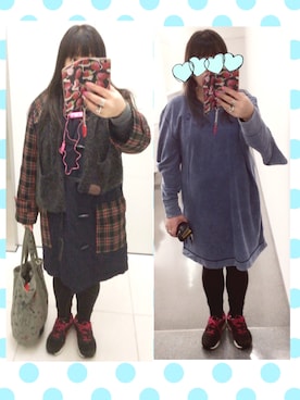 「タータンチェック」｜奈々さん（レディース・162cm）の春コーディネート