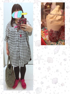 「MILKBOY」｜「アイテム（その他）」を使った、奈々さん（レディース・162cm）の夏コーディネート
