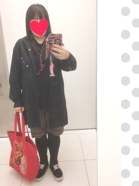 「タータンチェック」｜奈々さん（レディース・162cm）の秋コーディネート