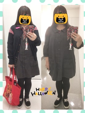 「MILKBOY」｜「アイテム（その他）」を使った、奈々さん（レディース・162cm）の秋コーディネート