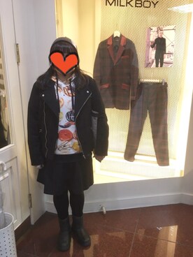 奈々さん(レディース・162cm)の冬コーディネート