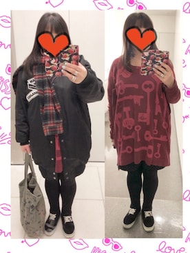 「cantwo（キャンツー）のアイテム」を使った、奈々さん（レディース・162cm）の冬コーディネート