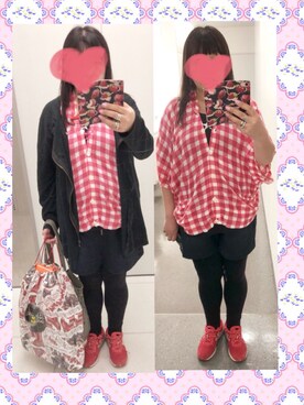 「mercibeaucoup,（メルシーボークー）のアイテム（カーディガン/ボレロ）」を使った、奈々さん（レディース・162cm）の春コーディネート
