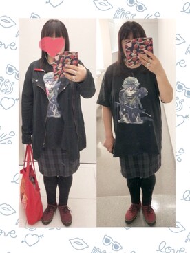 「nice claup」｜「アイテム（アクセサリー）」を使った、奈々さん（レディース・162cm）の春コーディネート