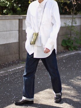AURALEE HARD TWIST DENIM WIDE PANTSを使った人気ファッション