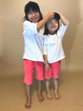 「BREEZE（ブリーズ）のアイテム」を使った、Keisukeさん（キッズ・120cm）の夏コーディネート