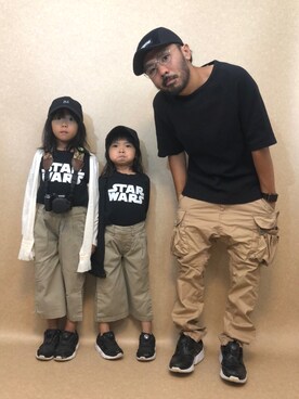 「CIAOPANIC（チャオパニック）のアイテム（シューズ）」を使った、Keisukeさん（キッズ・120cm）の秋コーディネート