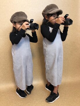 「CIAOPANIC（チャオパニック）のアイテム（シューズ）」を使った、Keisukeさん（キッズ・120cm）の秋コーディネート