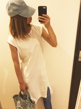 「アイテム（シャツワンピース）」を使った、shizuka.ykさん（レディース・165cm・20代）の春コーディネート